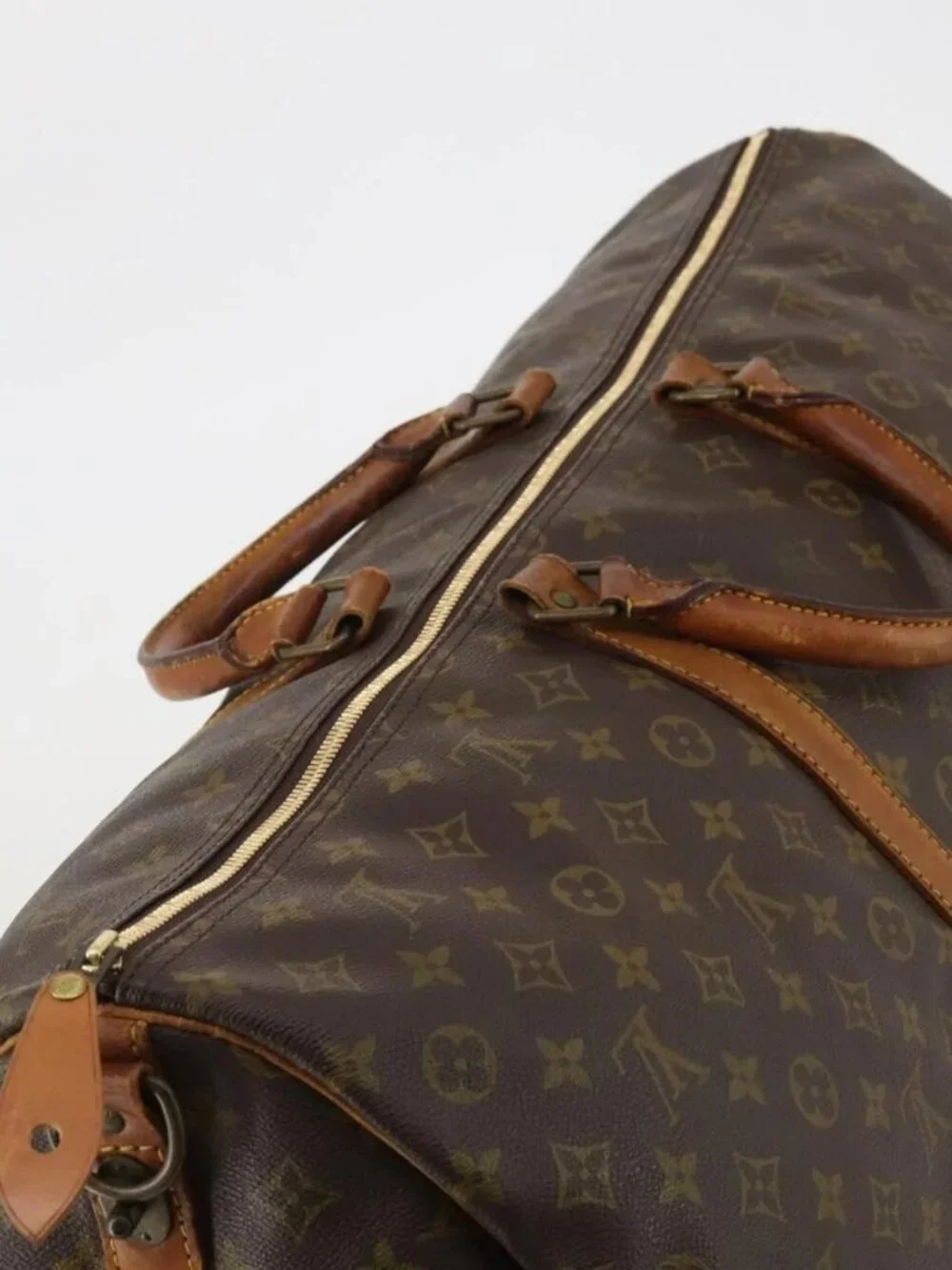 LOUIS VUITTON Monogram Keepall Bandouliere 60 Boston Bag M41412 LV Auth 187517